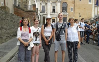 Mladi raziskovalci na izletu v Italiji